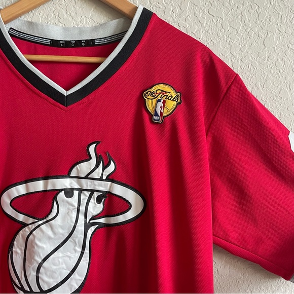 Adidas NBA Miami Heat #43 Ray Allen Stitched Short Sleeve Jersey RARE Men’s L - Picture 3 of 15